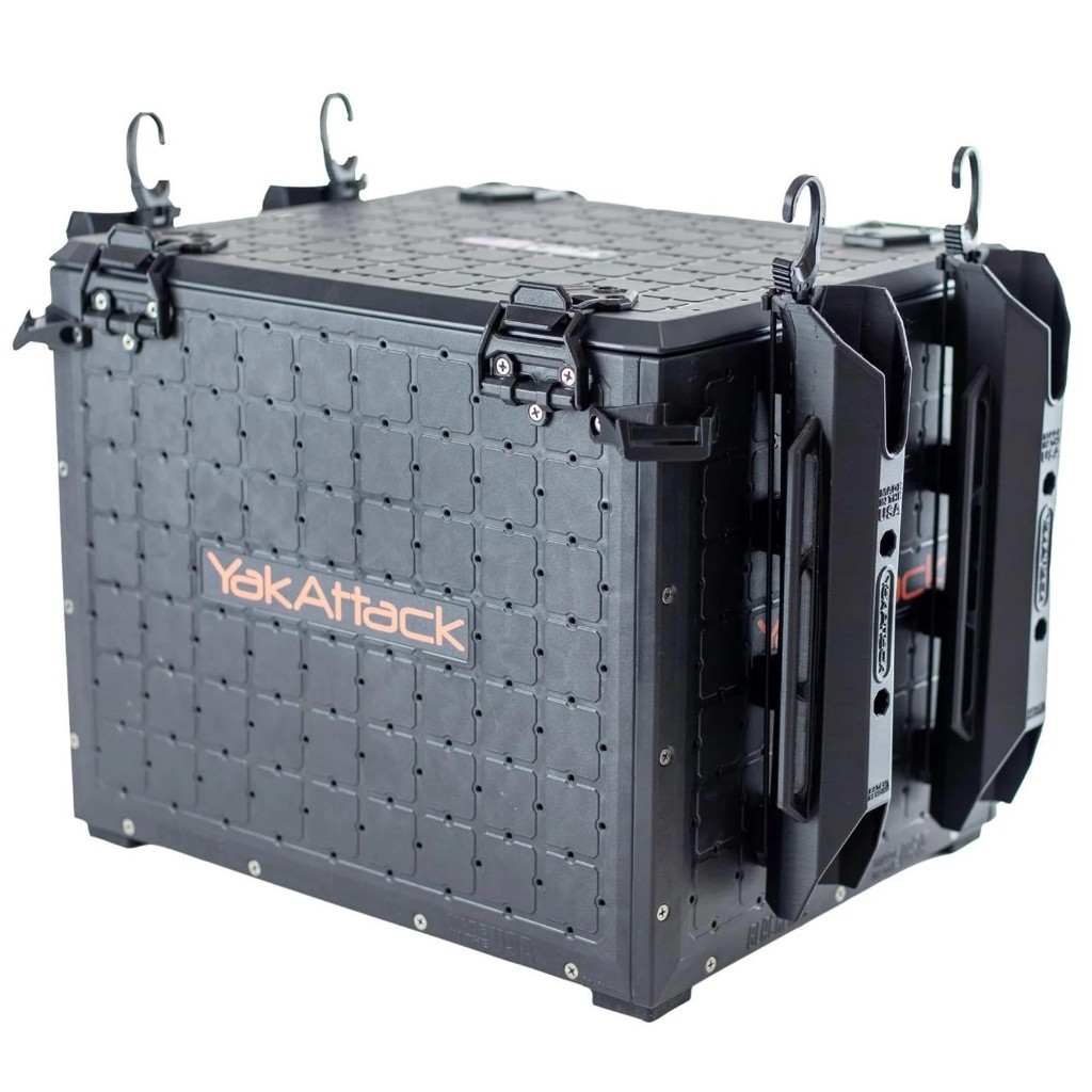 YAKATTACK BLACKPAK PRO KAYAK FISHING CRATE - 13" x 16"
