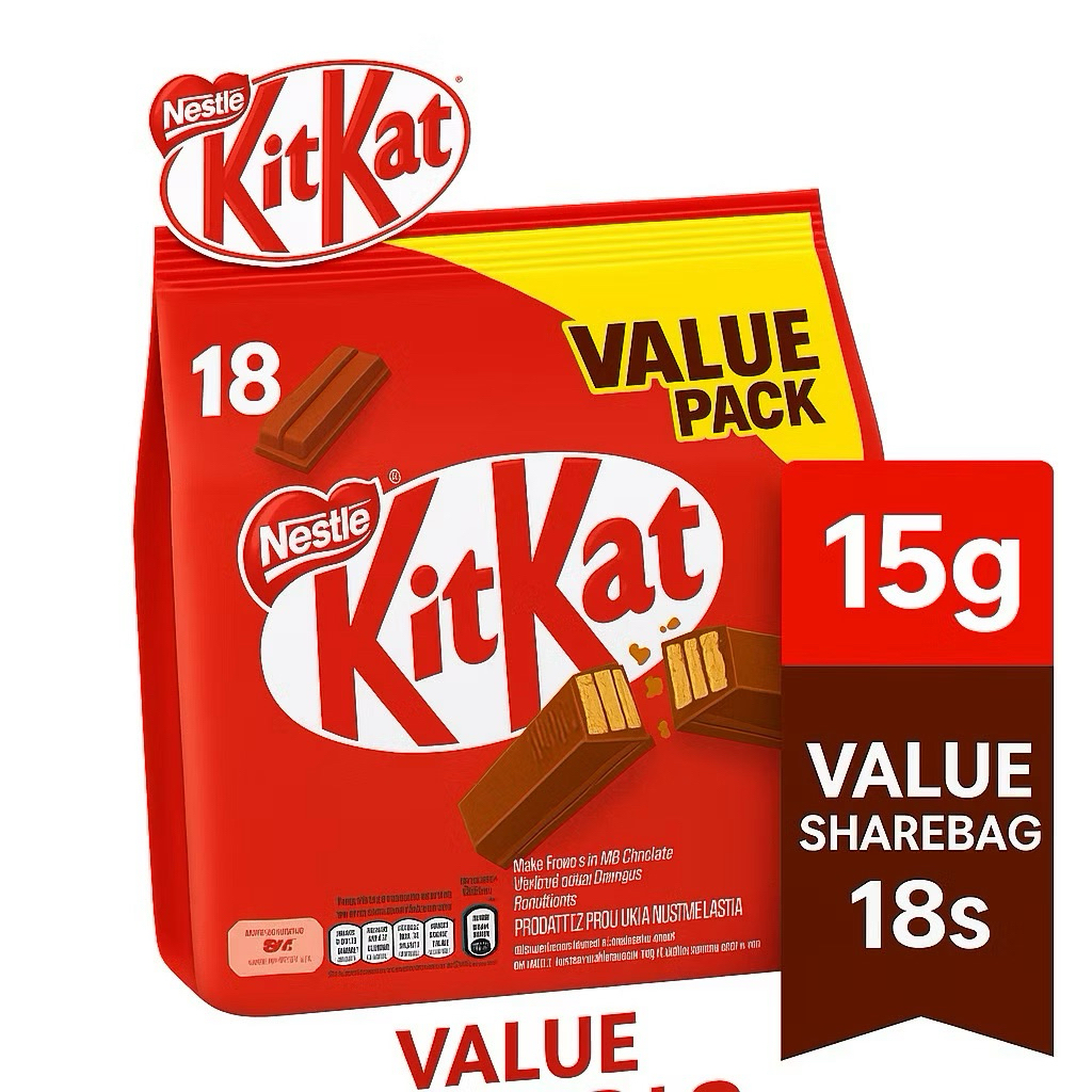 Kitkat Value Pack คิทแคทห่อใหญ่สุดคุ้ม 18 ชิ้น