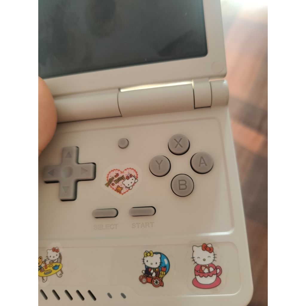 เครื่องเกมพกพามือสอง PowKiddy V90S ทรง Gameboy ฝาพับ เครื่องเล่นเกม Retro ย้อนยุค สภาพดี