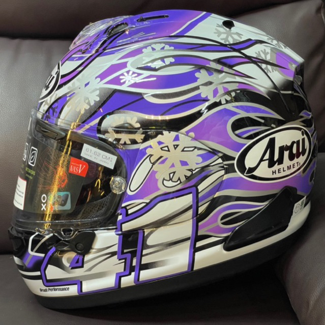 💥สินค้าพร้อมส่ง💥แถมฟรี💥ชิวปรอท Rx-7x HAGA  Purple ลายไฟม่วงเรืองแสง งาน1:1
