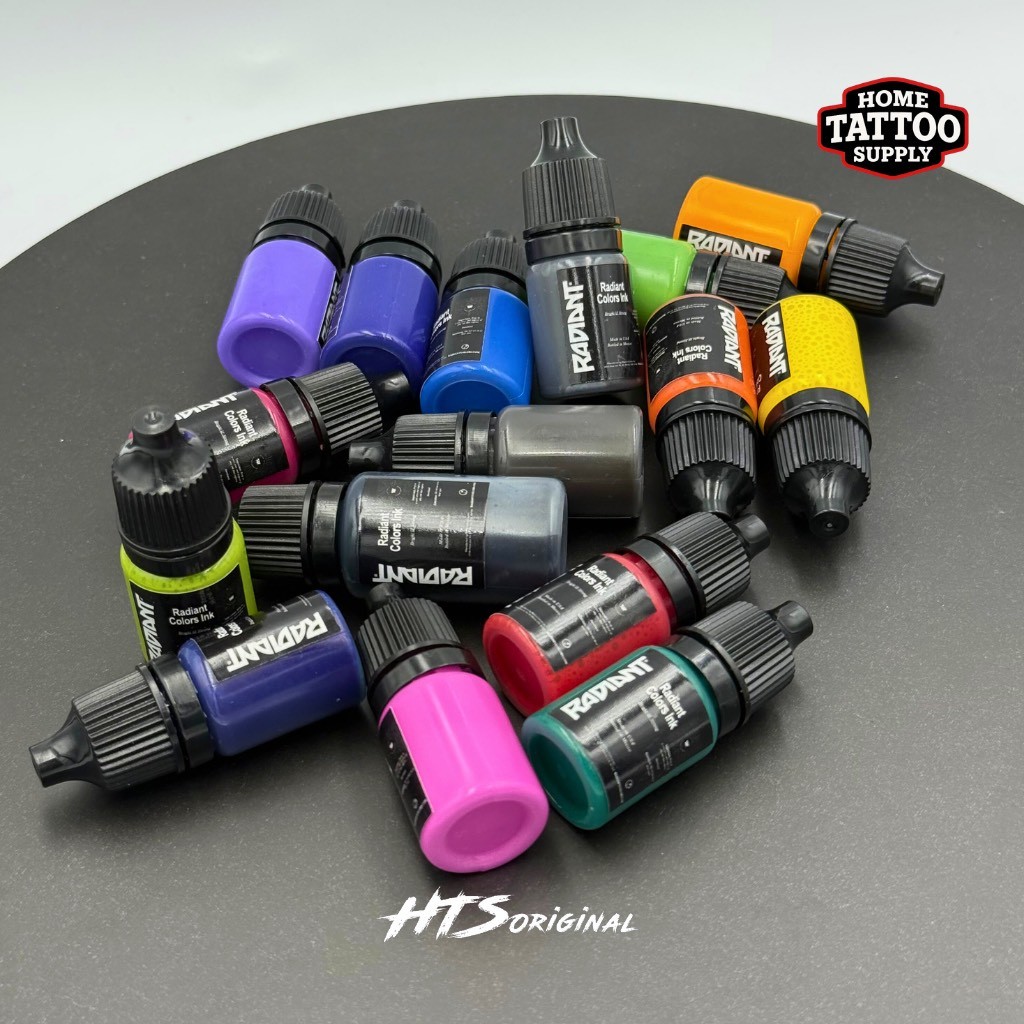 Radiant Ink Tattoo Color 7ml หมึกสักแท้ USA สีสด คมชัด ติดทน สำหรับงานสักลาย