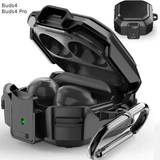 เคส Samsung Galaxy Buds4 / Buds4 Pro คลิปล็อค ป้องกันหาย พร้อมที่คล้อง (Model.26-3)