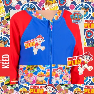 ✨NEW✨ KEED X Paw Patrol Collection ชุดว่ายน้ำเด็กผู้ชาย สีแดงน้ำเงิน กัน UV50+