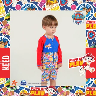 ✨NEW✨ KEED X Paw Patrol Collection ชุดว่ายน้ำเด็กผู้ชาย สีแดงน้ำเงิน กัน UV50+