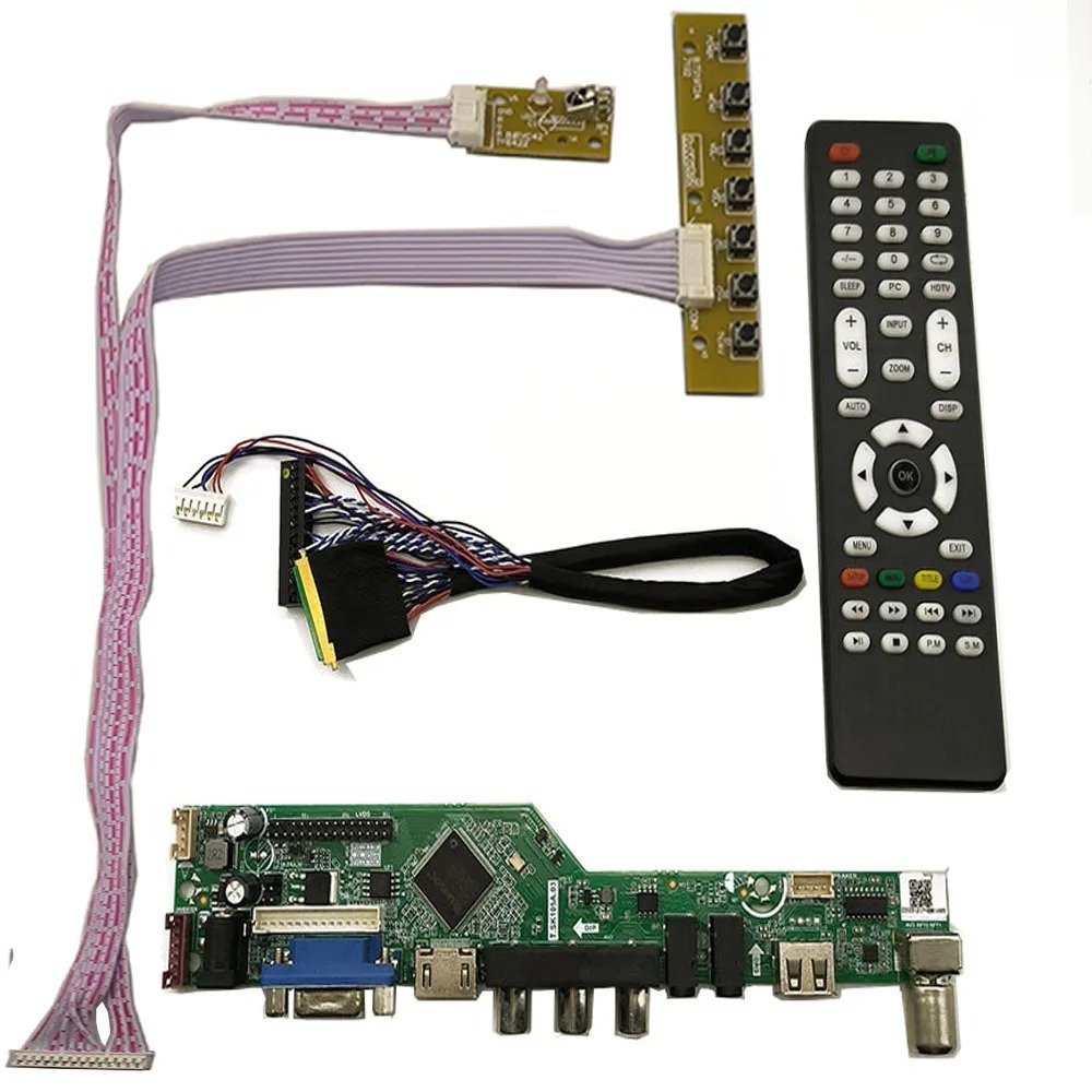 New Control Board Monitor Kit for LP156WH4-TLA1 LP156WH4-TLB1 TV+HDMI+VGA+AV+USB LCD LED screen Cont