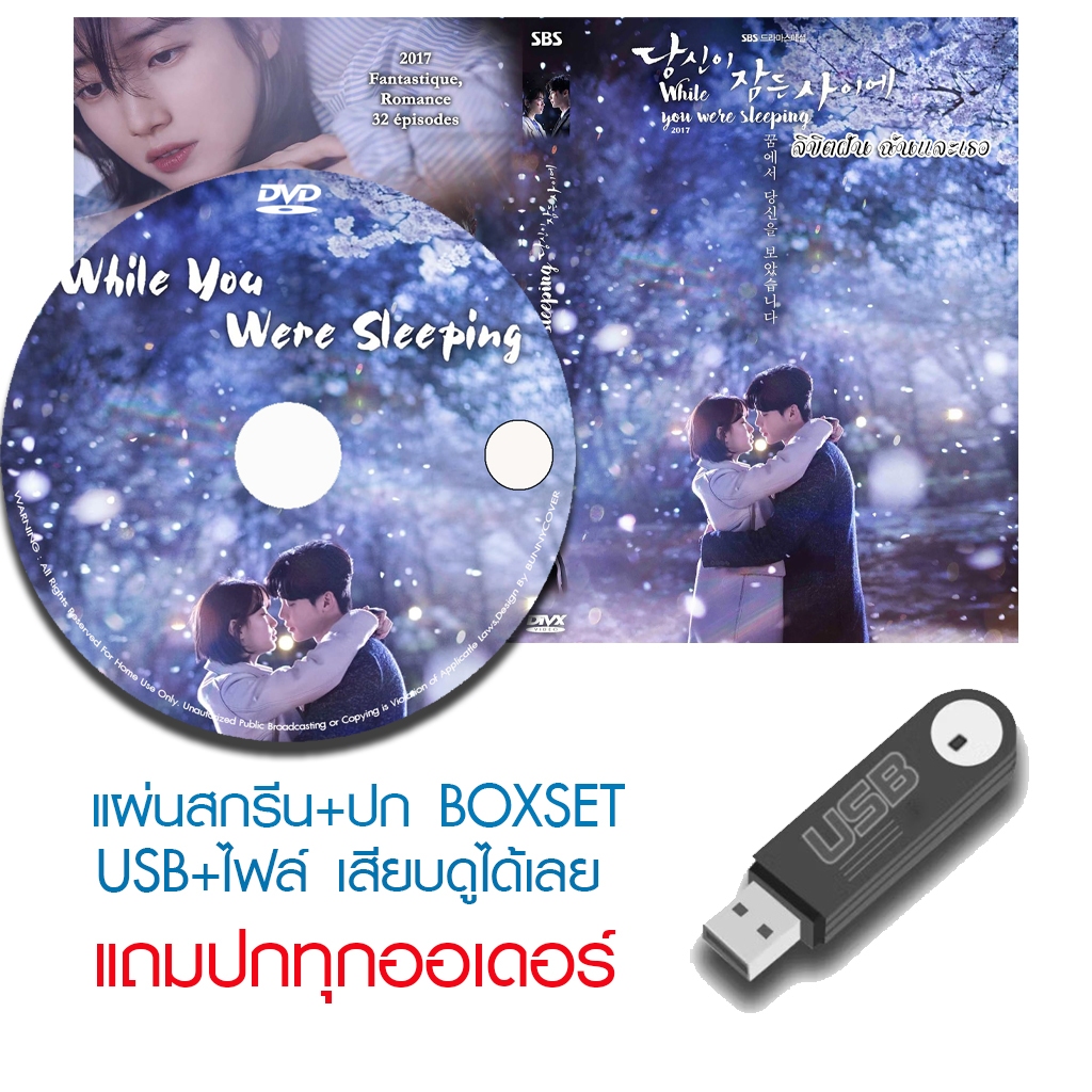 USB/DVD ซีรี่ย์เกาหลี While You Were Sleeping (ลิขิตฝัน ฉันและเธอ) (2017) ซับไทย/พากย์ไทย (แถมปก)