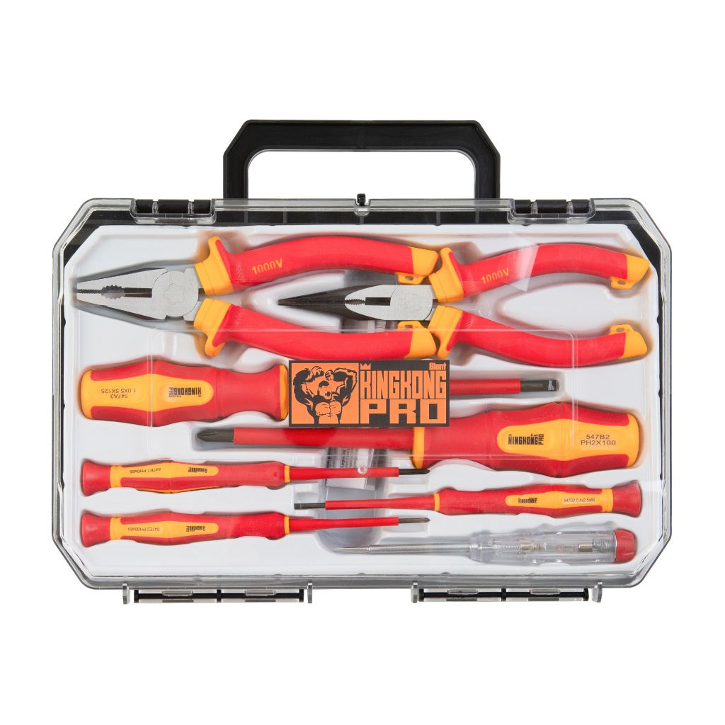 ชุดเครื่องมือหุ้มฉนวนกันไฟ GIANT KINGKONG PRO รุ่น PL2040 (ชุด 8 ชิ้น)