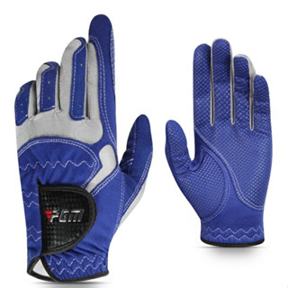 PGM ถุงมือกอล์ฟ Golf Glove ผ้าไมโครไฟเบอร์ แบบเต็มนิ้ว กันลื…