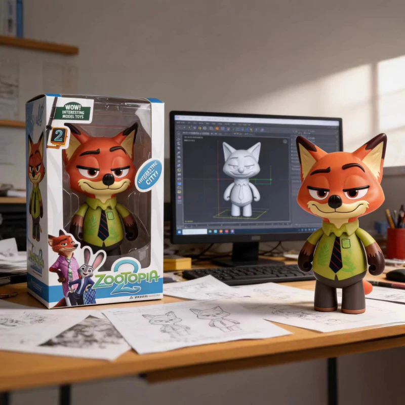 พร้อมส่ง ฟิกเกอร์สุนัขจิ้งจอก Zootopia 31 ซม. รูปที่ 4
