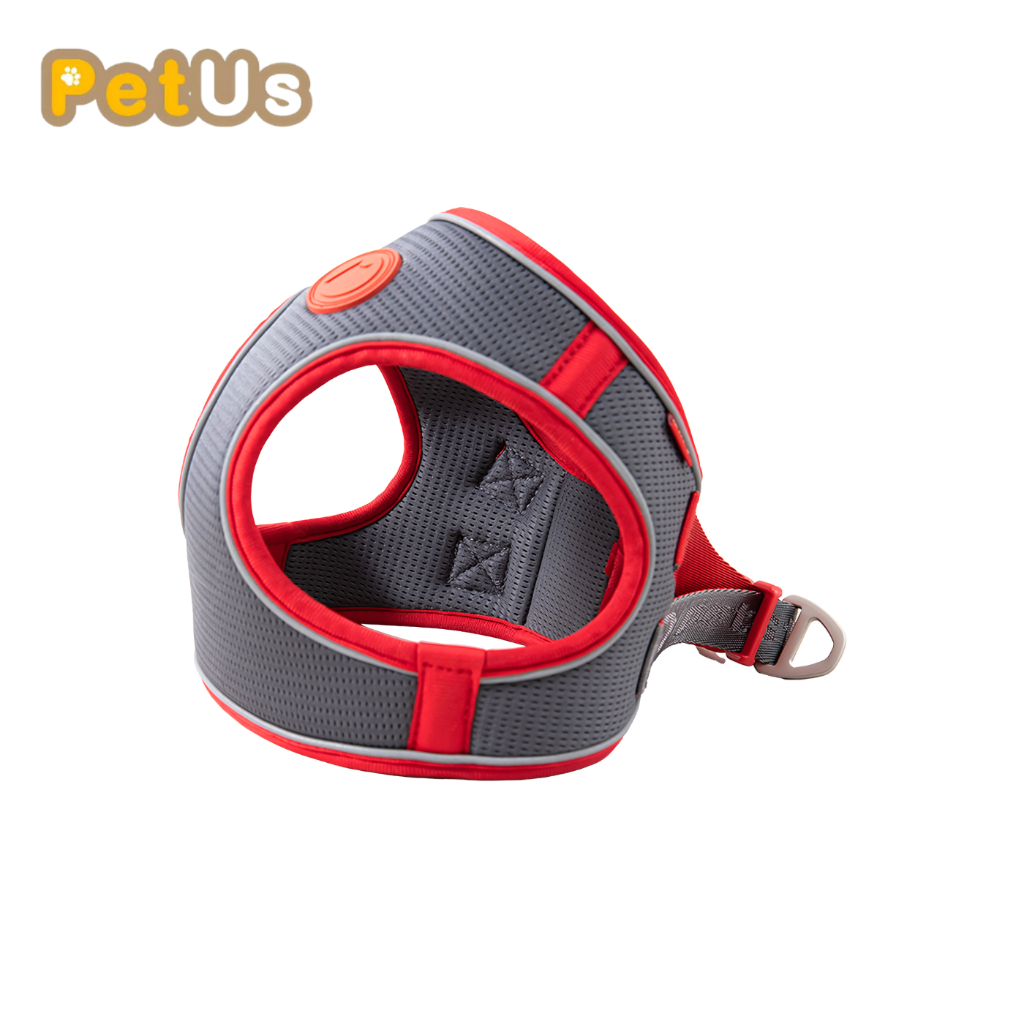 สายรัดอกสุนัข สายจูงสุนัข สายจูงสัตว์เลี้ยง ไม่รัดคอ วัสดุผ้าไนลอน สายจูงยาว 1.2เมตร มีให้เลือก 3 ขนาด