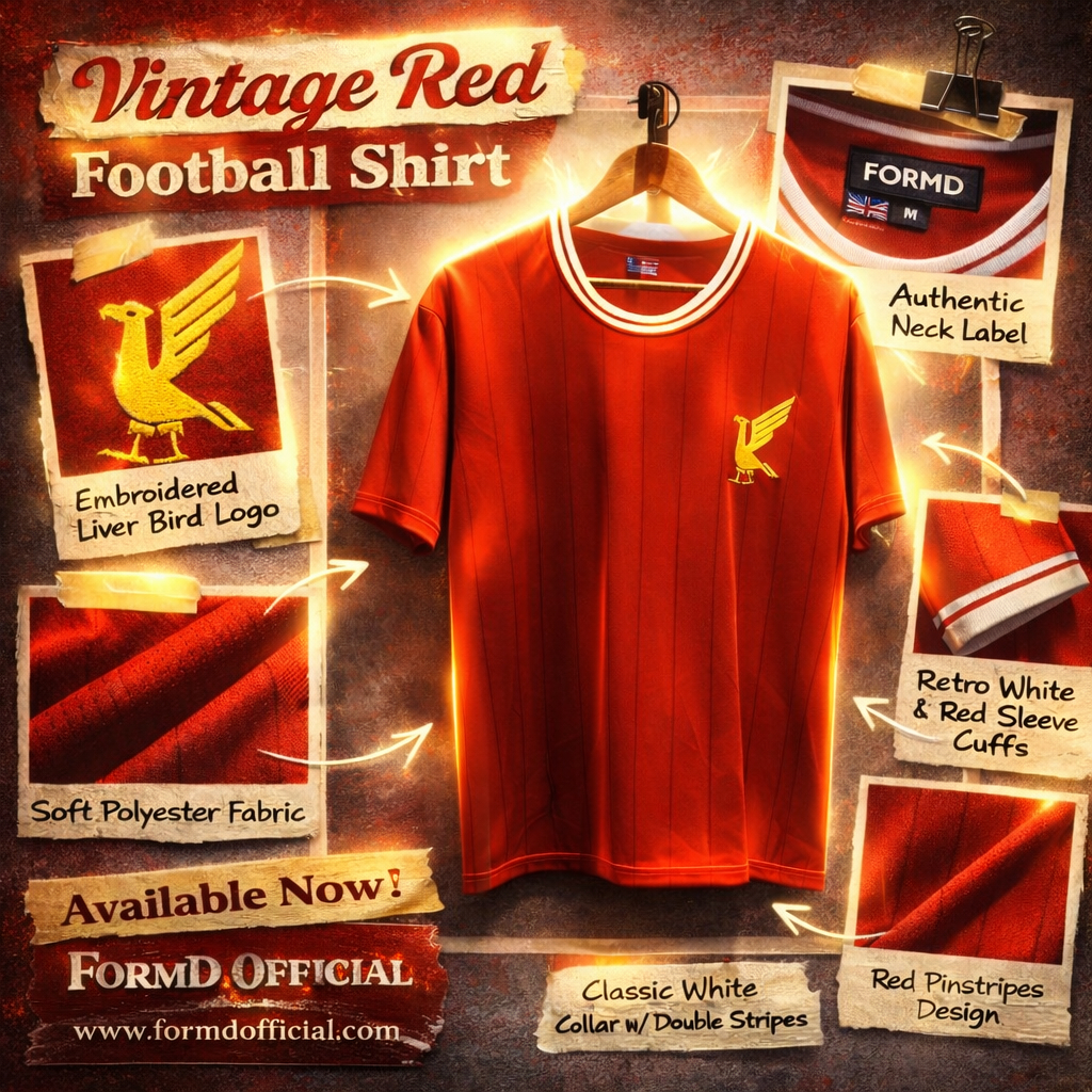 FormD !! YNWA Retro Jersey Fan Made เสื้อฟุตบอล คอกลม หงส์แดง แฟนคลับ เจอร์ซีย ใส่สบาย ระบายอากาศดี