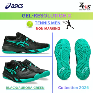 ASICS GEL-TENNIS (แนะนำไซส์ + 0.25 - 0.5CM จากรองเท้าผ้าใบค่ะ) รองเท้าเทนนิสผู้ชาย เน้นความมั่นคงและสบายเมื่อเล่นเทนนิส