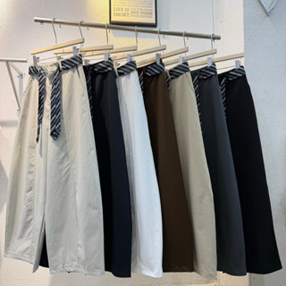 กางเกงขายาวทรงบาเรลขาโค้งป้ายkeltisรหัส9365รุ่นสายคาดเอวเนคไ…