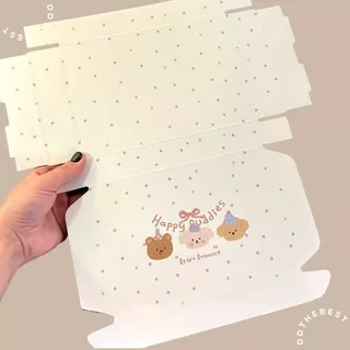 กล่องของขวัญน่ารัก กล่องหูช้าง กล่องพัสดุ | พร้อมส่งจากไทย 🇹🇭 | HAPPY BUDDIES