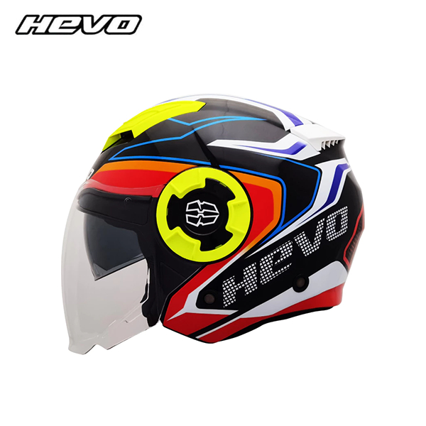 หมวกกันน็อคครึ่งใบ HEVO Urban Pro Rave OF729