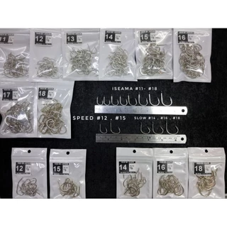 ตัวเบ็ด SKD ISEAMA High Carbon Hook สำหรับการผูกเบ็ดตกปลาแบบ Jigging