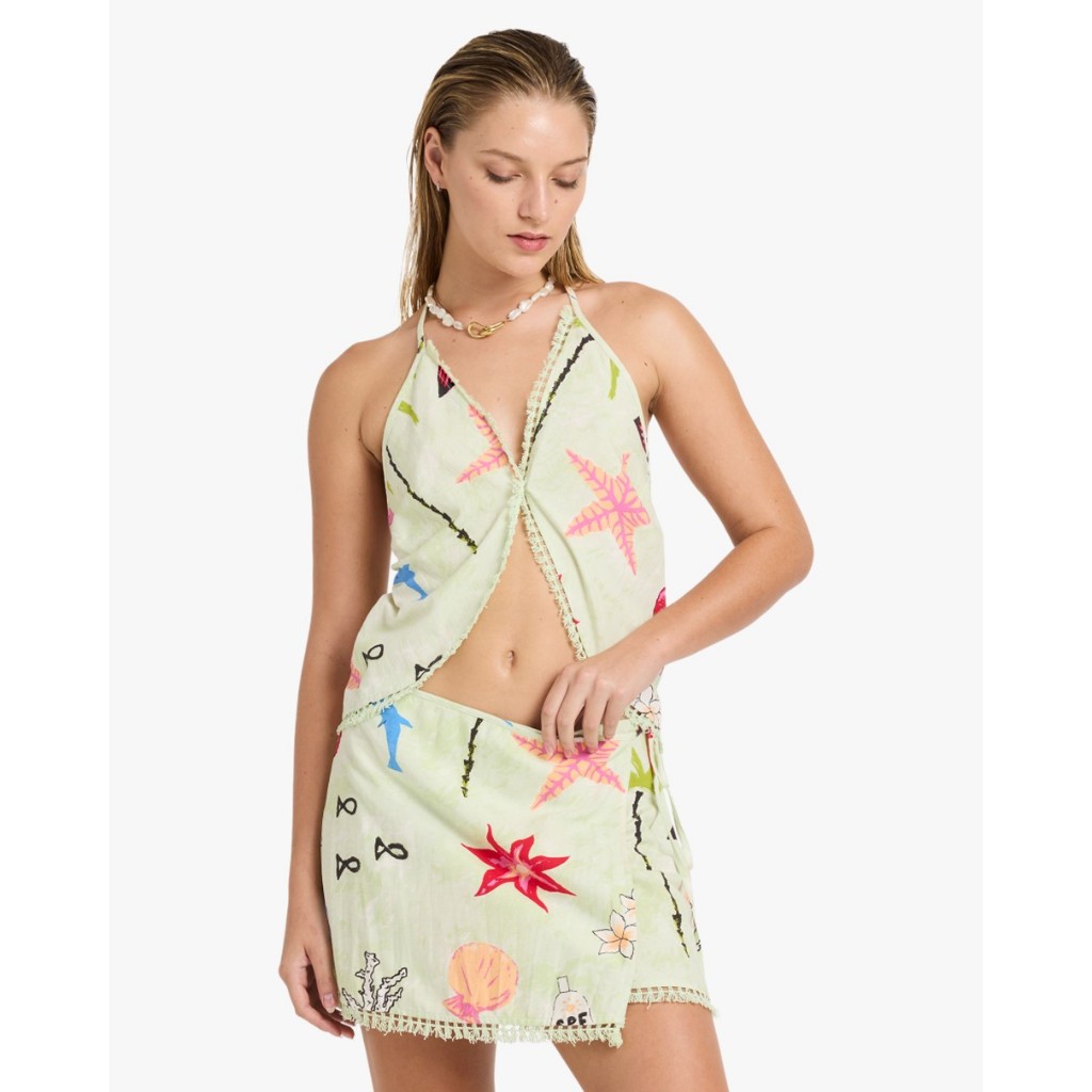 BILLABONG เสื้อสายคล้องคอผู้หญิง Womens Lottie Hall Woven Tank 261 24B061608-SLM