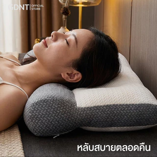 หมอนสุขภาพ พร้อมส่ง 3Dหมอนป้องกันกระดูกสันหลังส่วนคอ การยศาสตร์เส้นใยถั่วเหลืองหมอนหนุนเพื่อสุขภาพ หมอนครัวเรือน