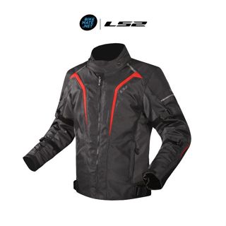 LS2 Sepang Man Jacket Black Grey Red – เสื้อการ์ดขี่มอเตอร์ไ…