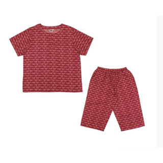 ชุดเซ็ทแตงโมผ้าป่านมัสลิน(ไม่ยืด)