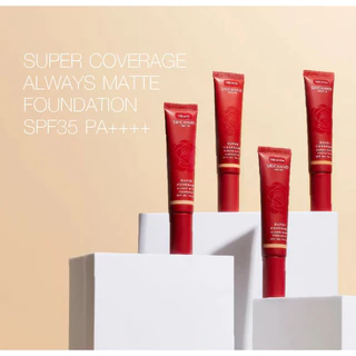 รองพื้นศรีจันทร์ Srichand Super Coverage Always Matte Foundation SPF50+PA++++ 30ML หลอดแดง