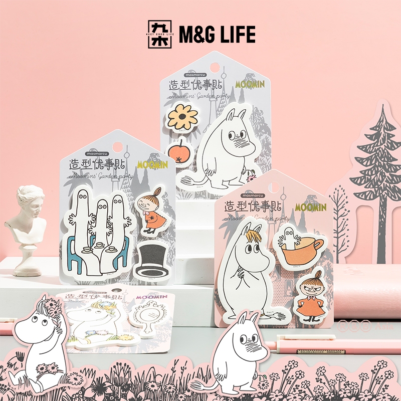 M&G LIFE x Moomin Cute-Shaped Sticky Notes โพสต์อิทรูปทรงน่ารัก