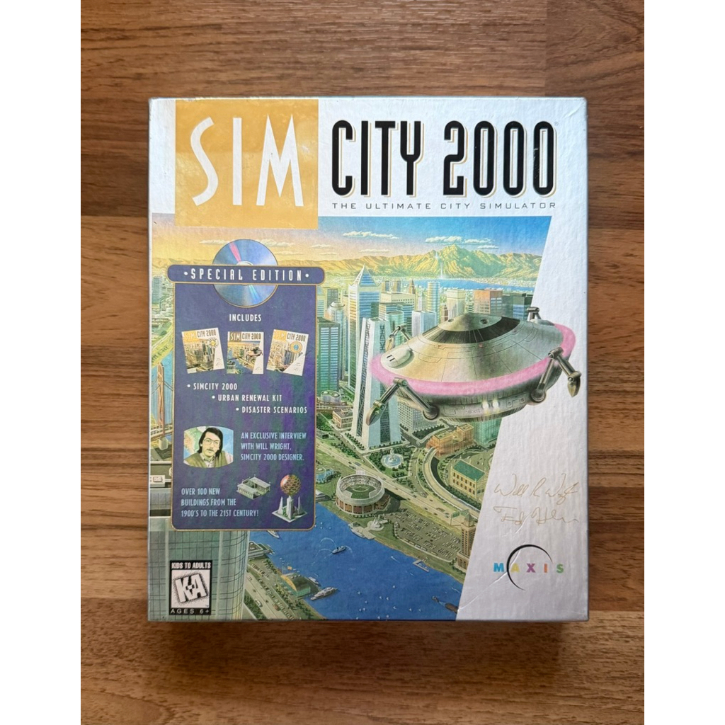 PC - SIM CITY2000 (1993) Made in USA