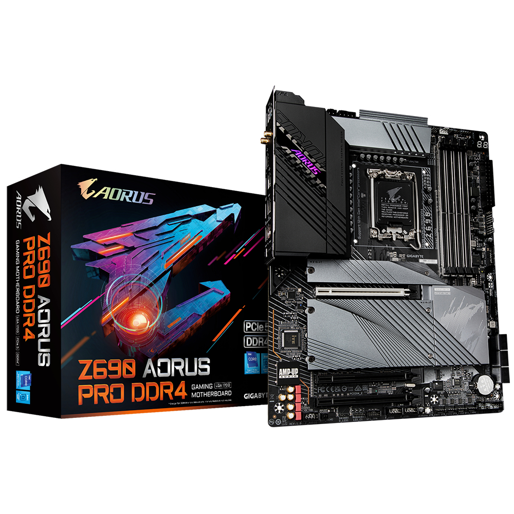 [มือ1] MAINBOARD (เมนบอร์ด) 1700 GIGABYTE Z690 AORUS PRO DDR4 WIFI (DDR4) พร้อมส่ง