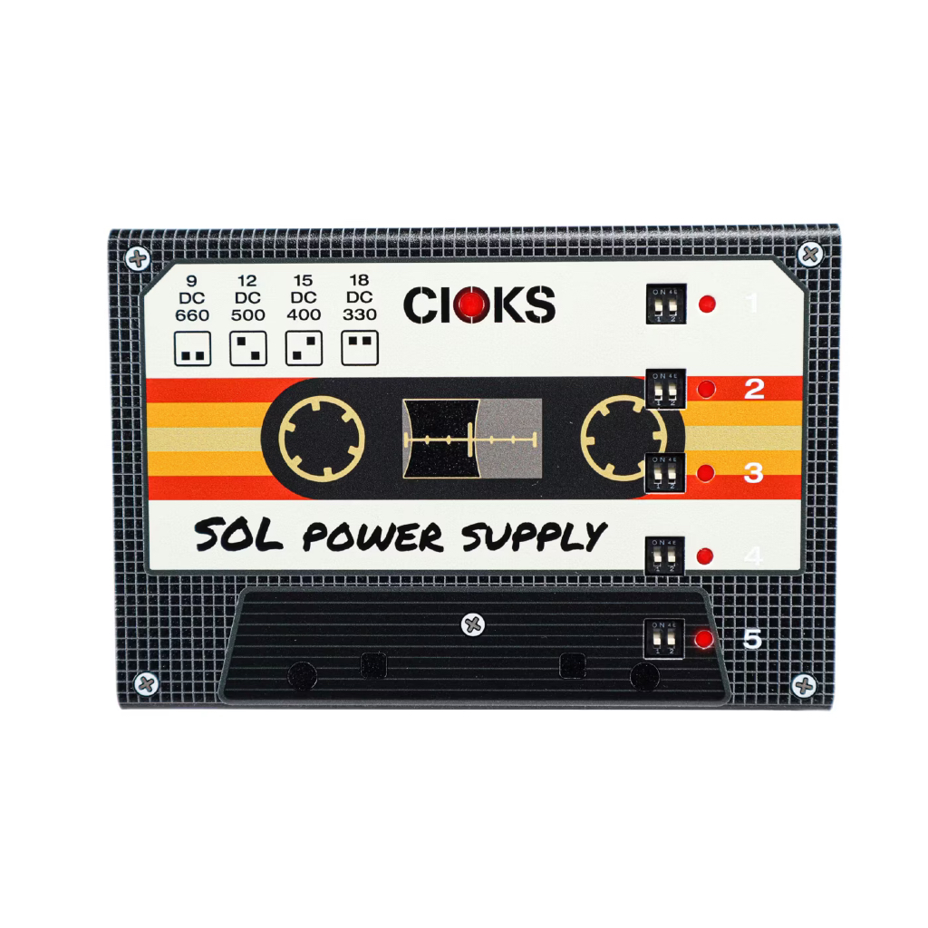 CIOKS SOL Cassette Tape Limited Edtion Pedal Power Supply