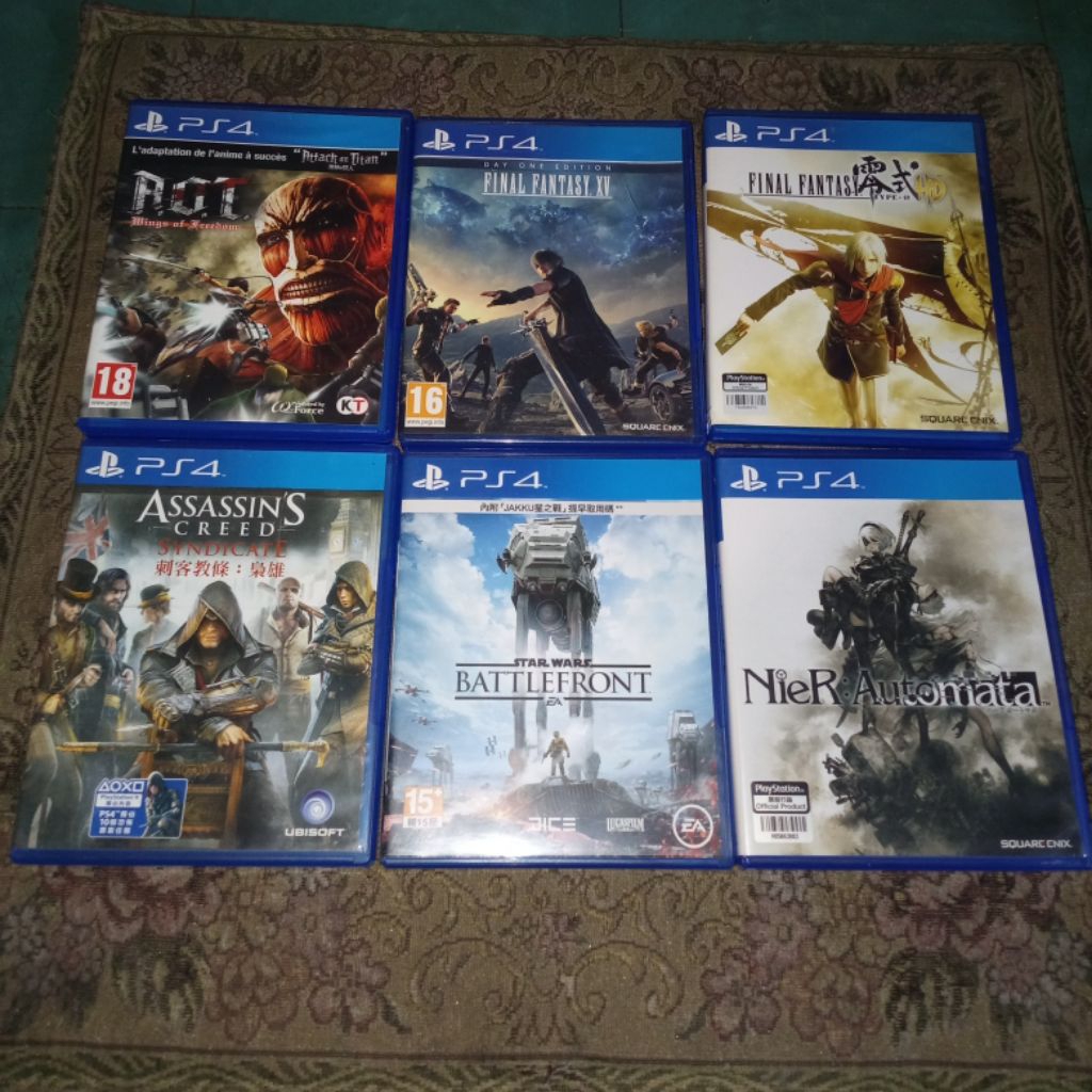 แผ่นเกมส์ PS3และPS4แผ่นแท้ มือสอง