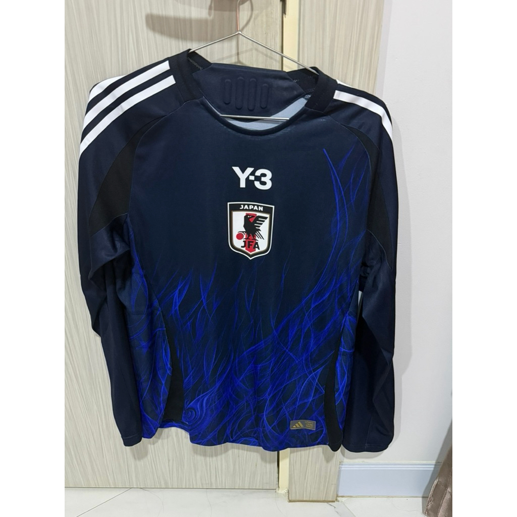 Japan Y-3 Jersey Player Issue Long Sleeve Adidas Yohji Yamamoto เสื้อทีมชาติญี่ปุ่น แขนยาว ของแท้