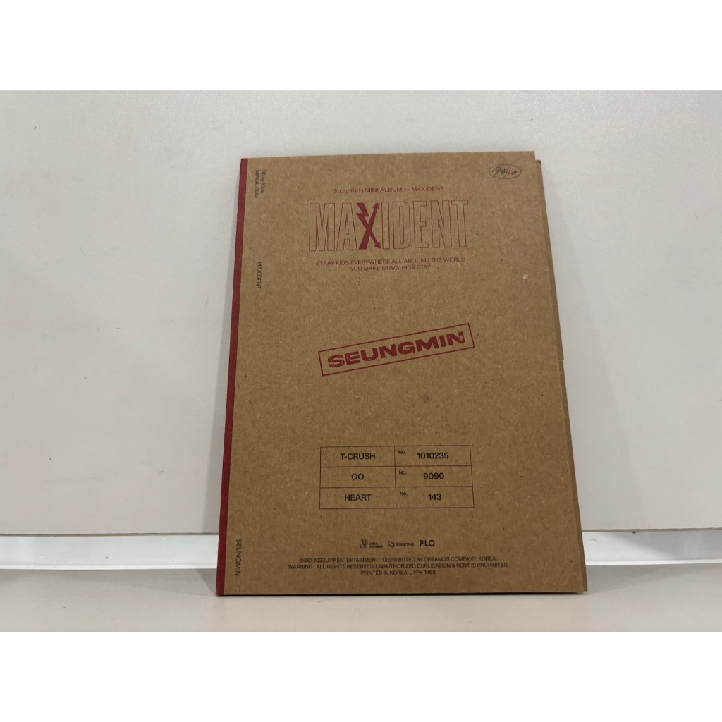1 CD MUSIC  ซีดีเพลงเกาหลี     Stray Kids - [MAXIDENT]   SEUNGMIN  (R2E68)