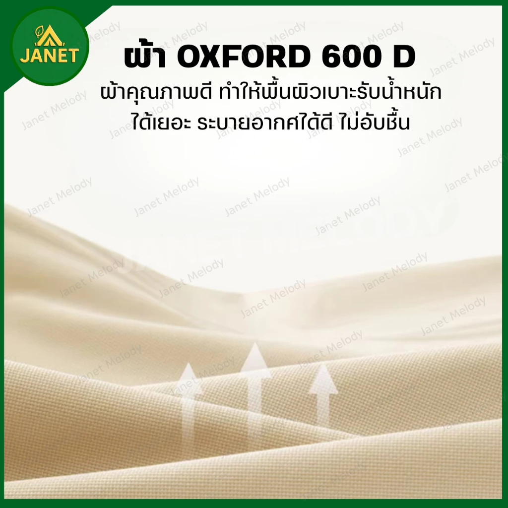 TOP SUN Janet เก้าอี้แคมป์ปิ้ง kermit chair รุ่น ปรับนอน 5 ระดับ เก้าอี้พับได้ เก้าอี้สนาม thumbnail 5