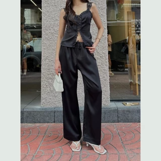 Pilita - Riki Satin Pants (กางเกงขายาวผ้าซาติน)