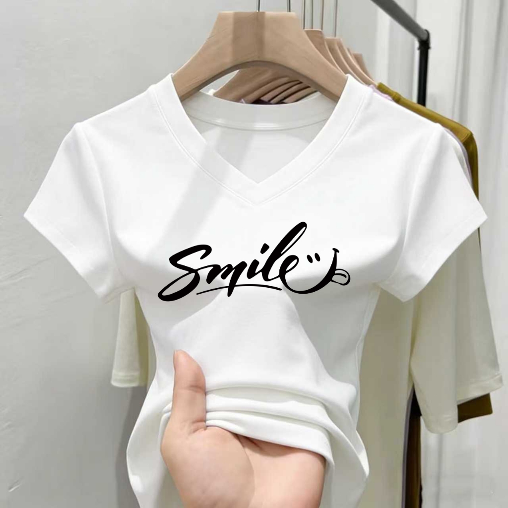มีให้เลือก 5 สี ตั้งแต่ไซส์ M ถึง 3XL เนื้อผ้าโปร่งสบาย ระบายอากาศได้ดี ราคาส่ง เสื้อผู้หญิงทรงเข้ารูป สไตล์เกาหลีวัยรุ่ ราคา ถูกที่สุด ดีลบีเคเค รูปภาพหลัก