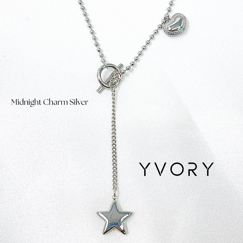 🩶 Midnight Charm Silver - YVORY 🩶G18