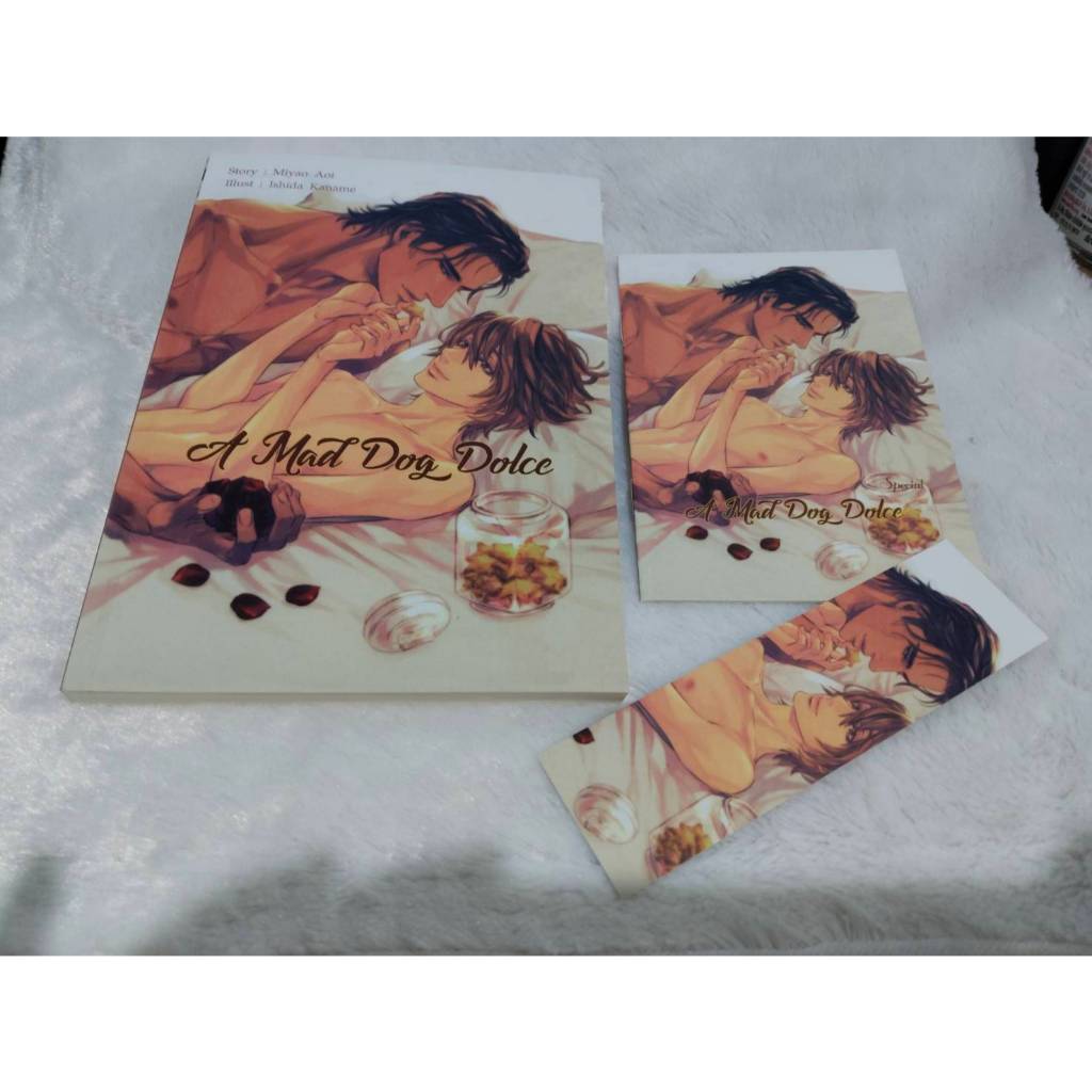 นิยายวาย A Mad Dog Dolce + เล่มพิเศษ นิยายญี่ปุ่น แปลไทย /MIYAO AOI มือ 1 พระเอกสายธงเขียว