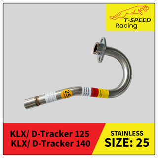 [ฟรีประเก็นปากท่อ] คอท่อ Kawasaki D-Tracker - KLX 125/ 140/ …