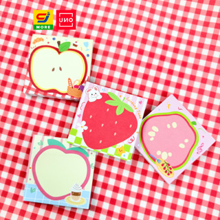 UNO Sticky Note กระดาษโน๊ตกาวลายผลไม้