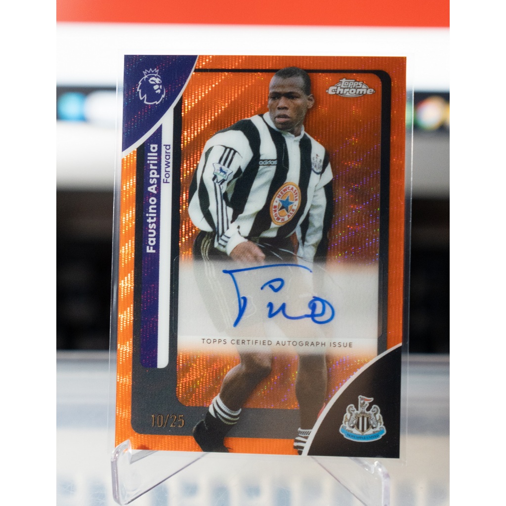 2026 Topps Chrome Premier League Faustino Asprilla Auto /25