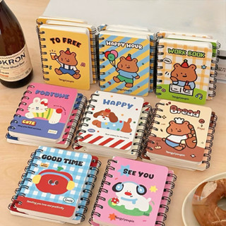 ส่งจากไทย 🇹🇭 สมุดโน๊ต ลายน่ารัก ขนาด A7 80 แผ่น