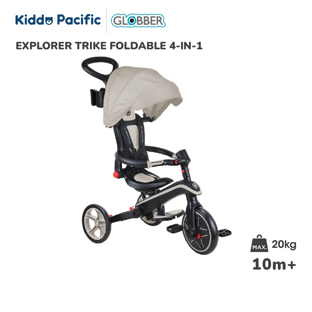 GLOBBER EXPLORER TRIKE FOLDABLE 4-IN-1 จักรยานสามล้อพับได้