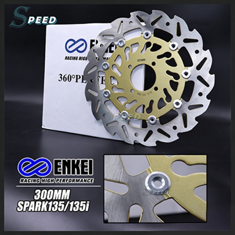 ENKEI จานดิสเบรค จานหน้า YAMAHA SPARK 135/135i สปาร์ค 135 300mm งานสวยๆไส้ในอัลลอยใช้ดีจริงๆ ส่งเร็วทันใจ