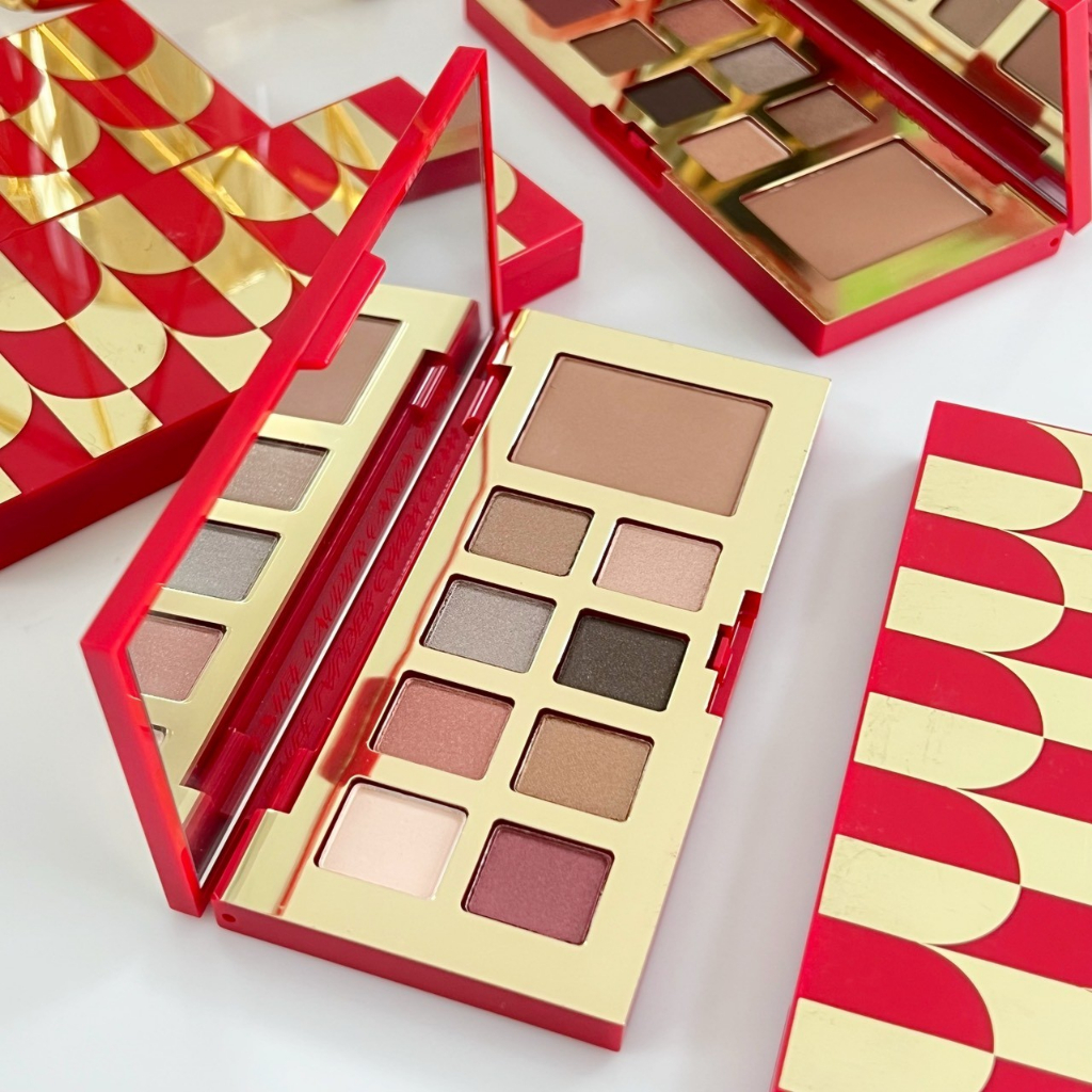 อายชาโดว์ + บรอนเซอร์  8 ช่อง สวย ถูกใจ E $ t e e   L @ u d & r Pure Color Envy Eyeshadow&cheek Pale