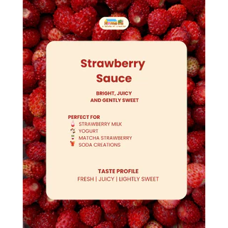 (NEW!) Homemi Strawberry Sauce ซอสสตรอว์เบอร์รีโฮมเมด 350 g.