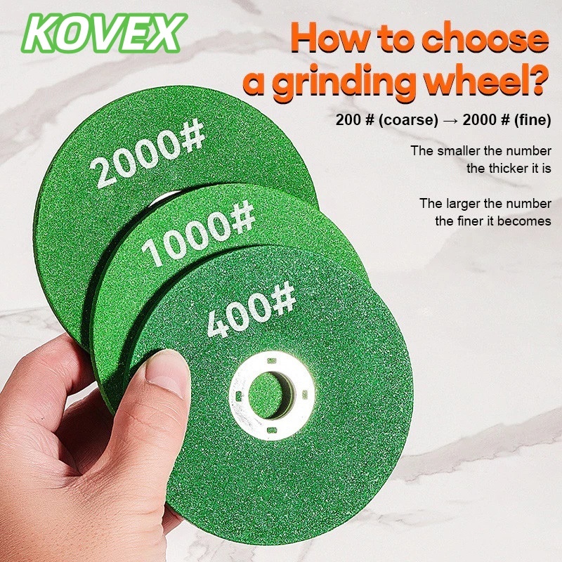 KOVEX ใบเจียร หินเจียรเหลี่ยม อเนกประสงค์ ใช้สำหรับลับมีดหินเจียรโลหะหนา ล้อเจียรมุม ล้อเจีย