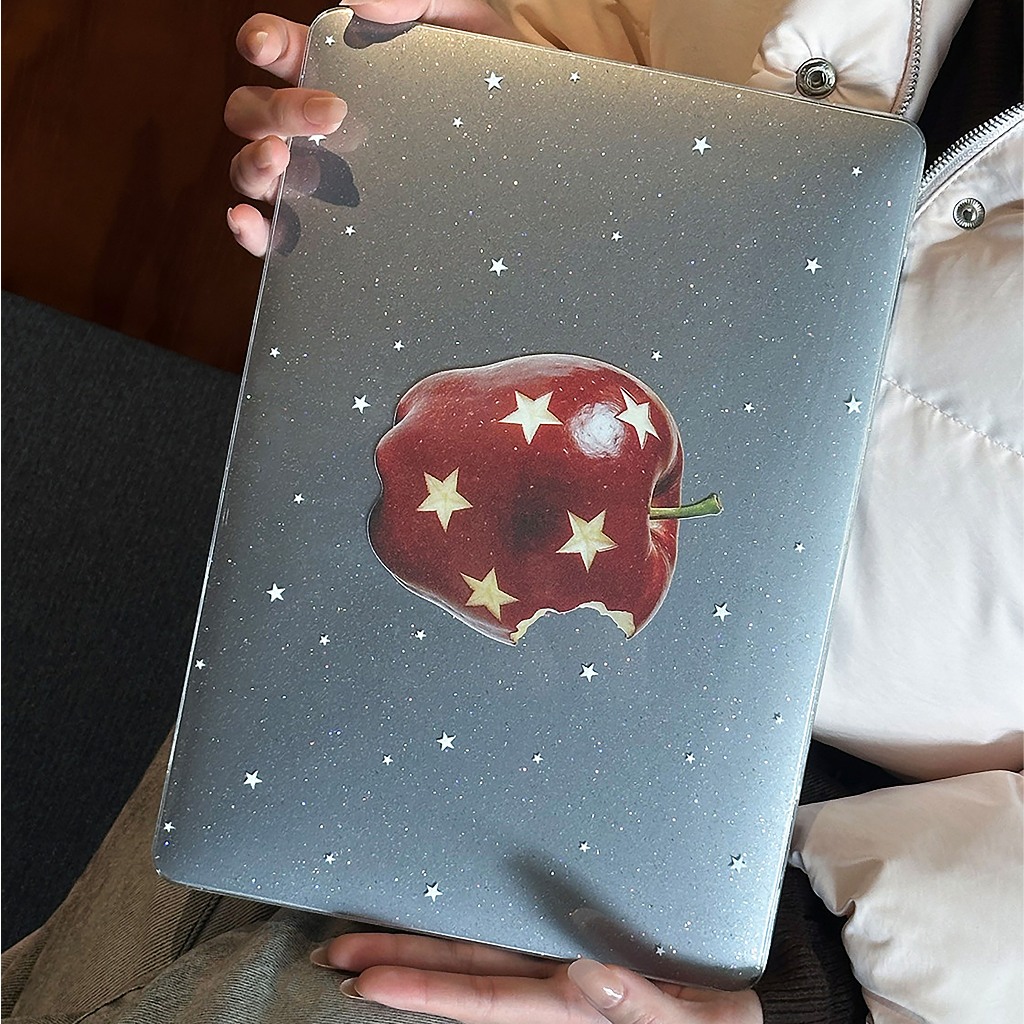 Shesell พร้อมส่ง✨เคส macbook(Glitter)Star Apple Air13 Neo13 Air15 M5/M4เคสสำหรับแมคบุ๊คใสPro13/14/16 ราคา ถูกที่สุด ดีลบีเคเค แกลเลอรีภาพที่ 3
