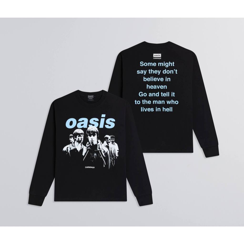 [ ของแท้ ] เสื้อยืดแขนยาว CARNIVAL x Oasis Collection LS T-SHIRT ของใหม่ พร้อมส่ง