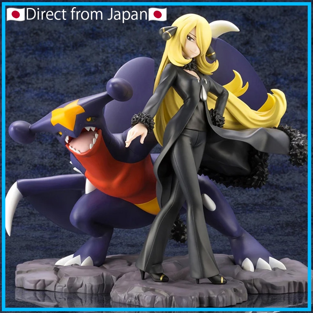 [Pokemon Card Game] Cynthia with Garchomp 1/8 Scale / Pokemon Center Original Figure 【Direct from Ja