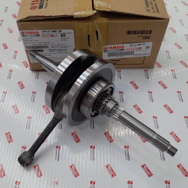 2PHE140090 ชุดข้อเหวี่ยง QBIX GT125 FINO-125i แท้ YAMAHA 2PH-E1400-90 2SX 00 20 21 60 BB9-WE140-20